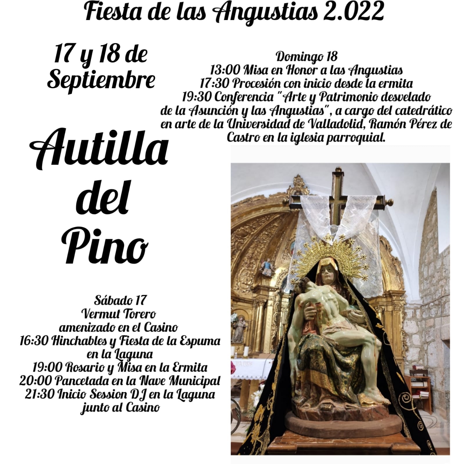 Fiestas de Nuestra Señora de las Angustias 2022 Autilla del Pino